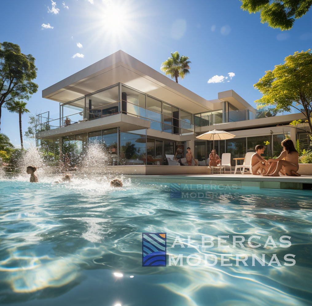 Alberca-Moderna-Casa-Moderna-Arquitectura